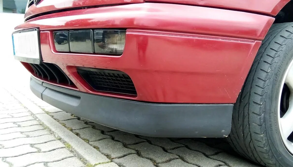 Front- Blinker Blinkleuchten lange Blenden Schwarz Set Links+Rechts Stoßstangenblinker für VW Golf 3 Vento Schwarz