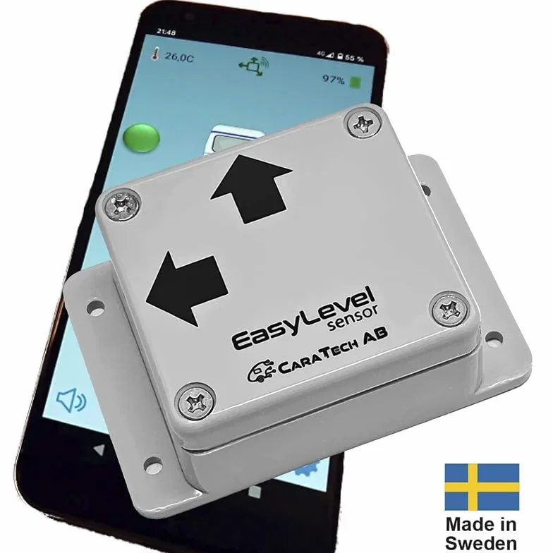 CaraTech EasyLevel Digitale Wasserwaage mit App Wohnmobil Trailer
