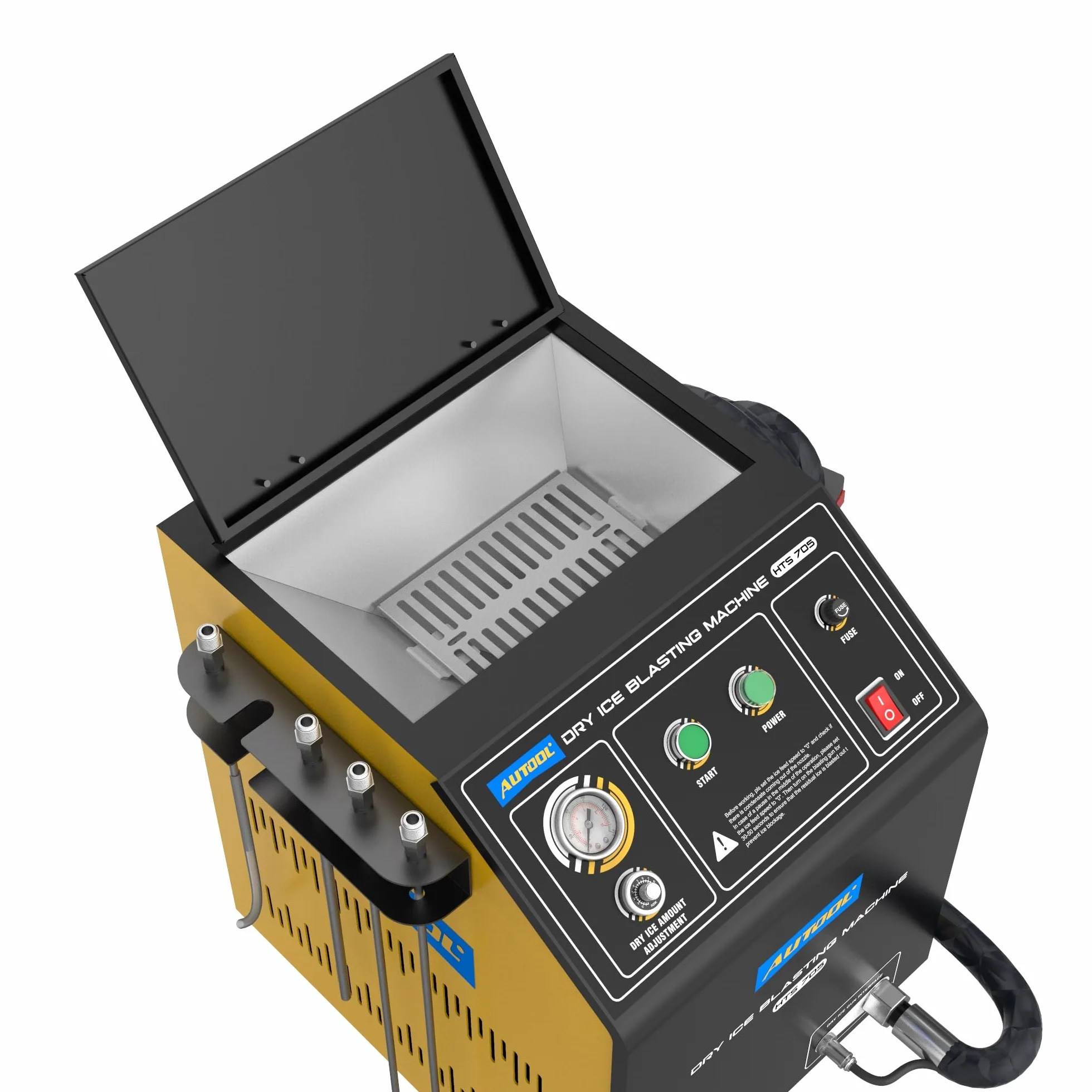 AUTOOL Trockeneis Strahlmaschine, Reinigung von Trockeneisstrahlern, Trockeneis Strahlreiniger, Trockeneis Reinigungsmaschine Blaster, Trockeneis-Reinigungsmaschine für Autos AC220V