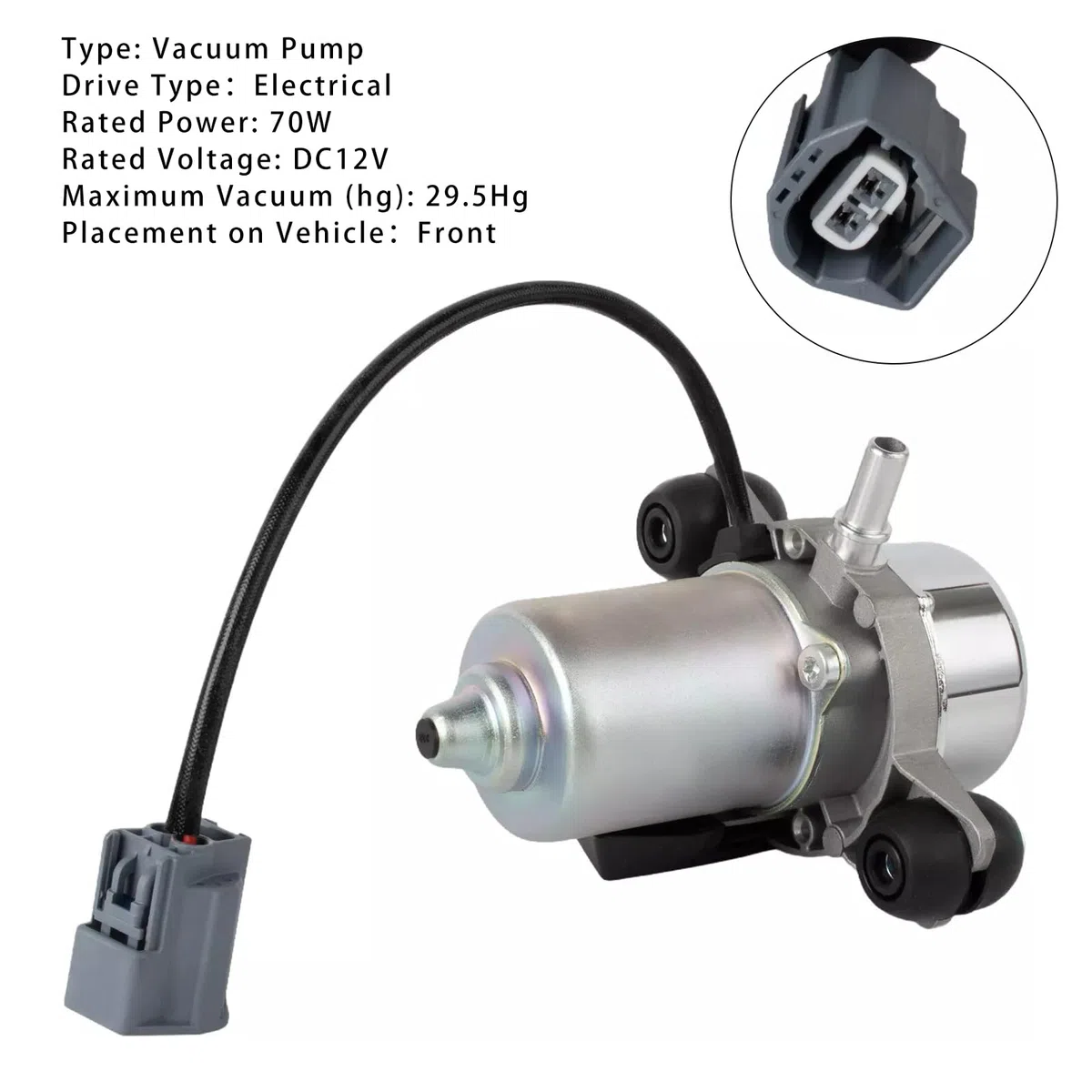 Power Brake Booster Auxiliary Electric Vacuum Pump Assembly für Volvo