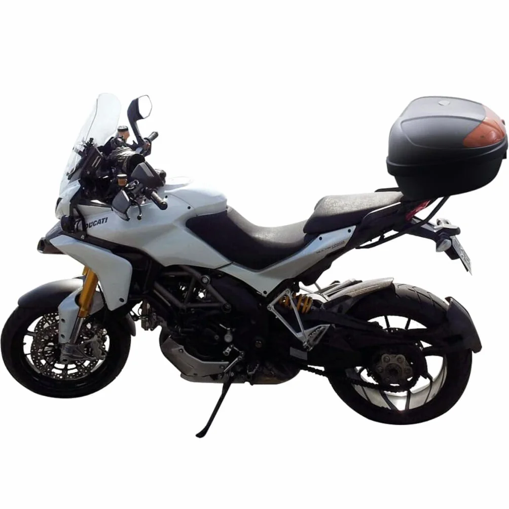 Motorrad-Topcase 72 L für 2 Helme, Motorradkoffer mit Schnellverschluss, 59 x 43 x 31 cm, Schwarz