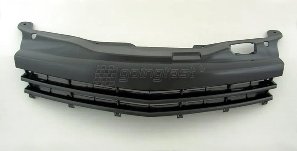 Kühler- Sport- Front- Rippen- Grill ohne Emblem Schwarz Eintragungsfrei