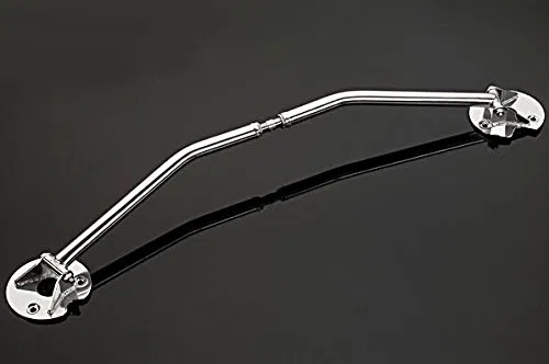 Aluminium Domstrebe poliert verstellbar vorne oben