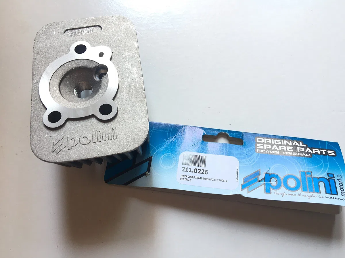 POLINI Zylinderkopf 63ccm 43mm für Piaggio, Vespa Ciao
