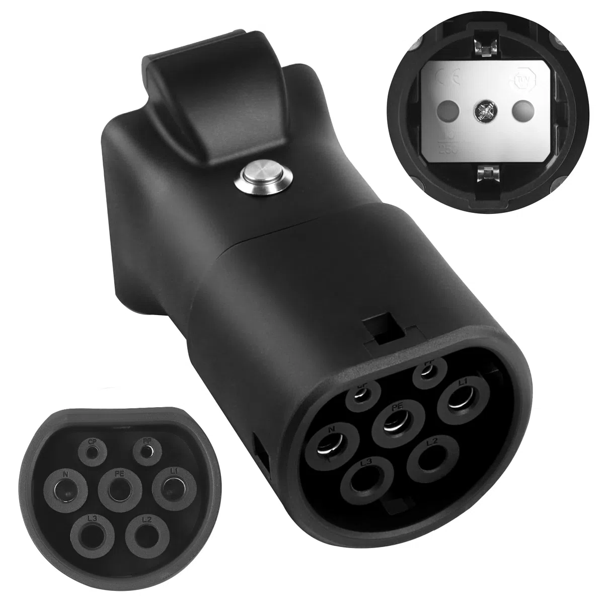 V2L Adapter für Leapmotor B10 C10 C16 EV, Fahrzeug-zu-Ladung-Adapter Vehicle to Load Typ 2 auf Schuko AutoAdapter für Elektrofahrzeuge die V2L-Funktionen unterstützen