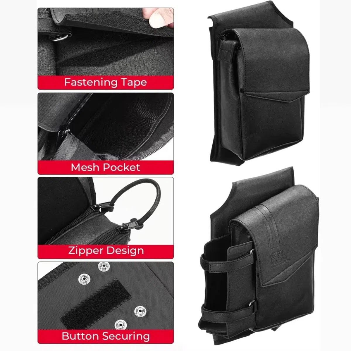 Motorradtasche Für Touring Für Road Für King Für Road Für Glide Für Electra Für Glide Motorrad-Satteltasche Mit Wasserflaschenhalter Packtasche Aufbewahrungstaschen