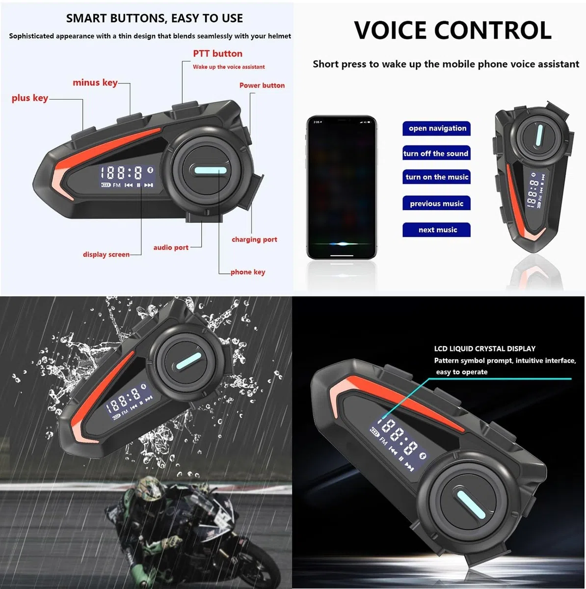 Klapphelm mit Sonnenblende Bluetooth Motorradhelm Helm Motorrad Klapphelm Motorradhelm ECE Zertifiziert Integralhelme Mit Doppelvisier Motorradhelm Klappbar Für Herren Damen