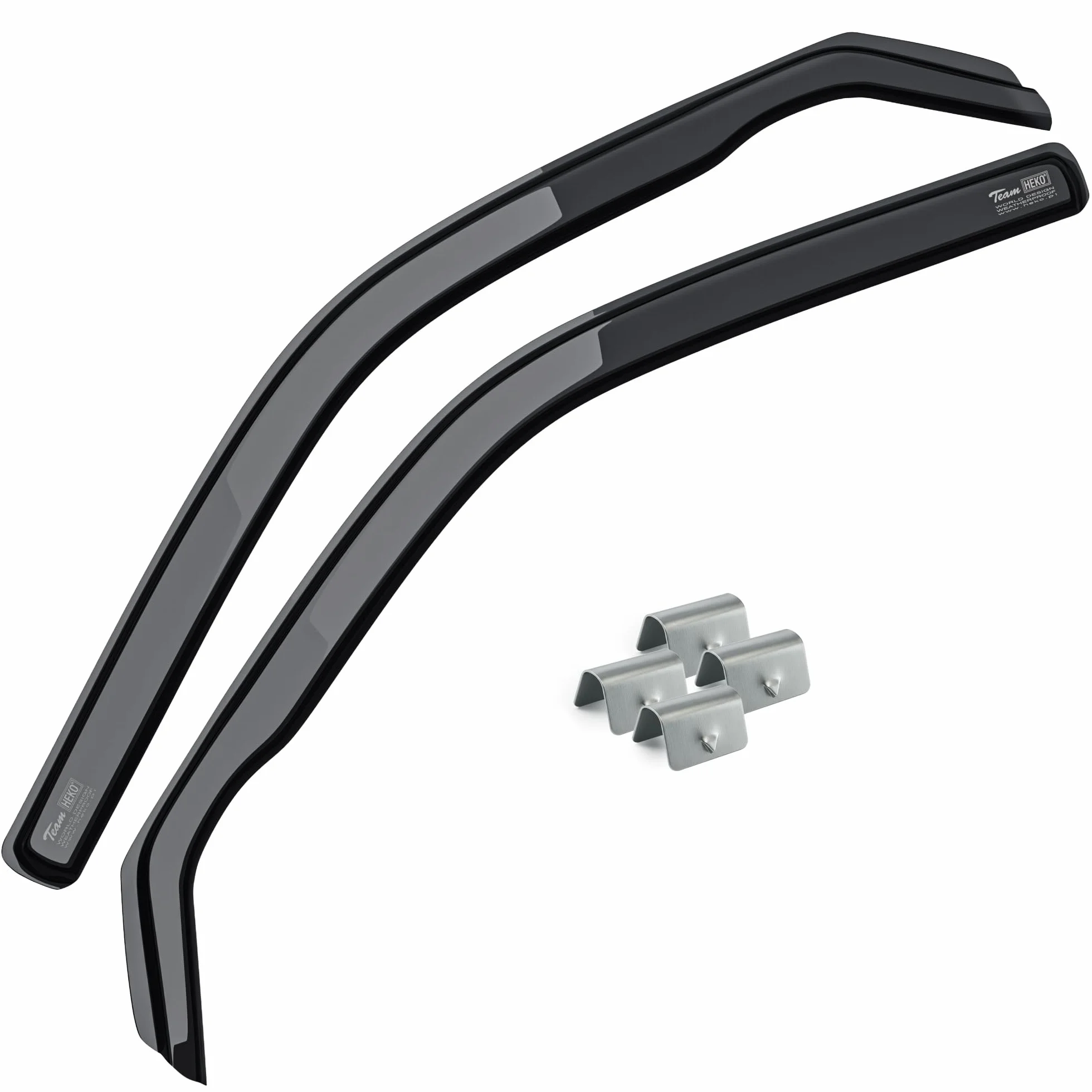MOTOS Windabweiser Regenabweiser für FIAT 500 E ab 2021 Ästhetisches Design, Langlebig & Robust, Leichte Installation, Energieeinsparung durch Belüftung, Verringerung von Lärm und Luftturbulenzen - Pe