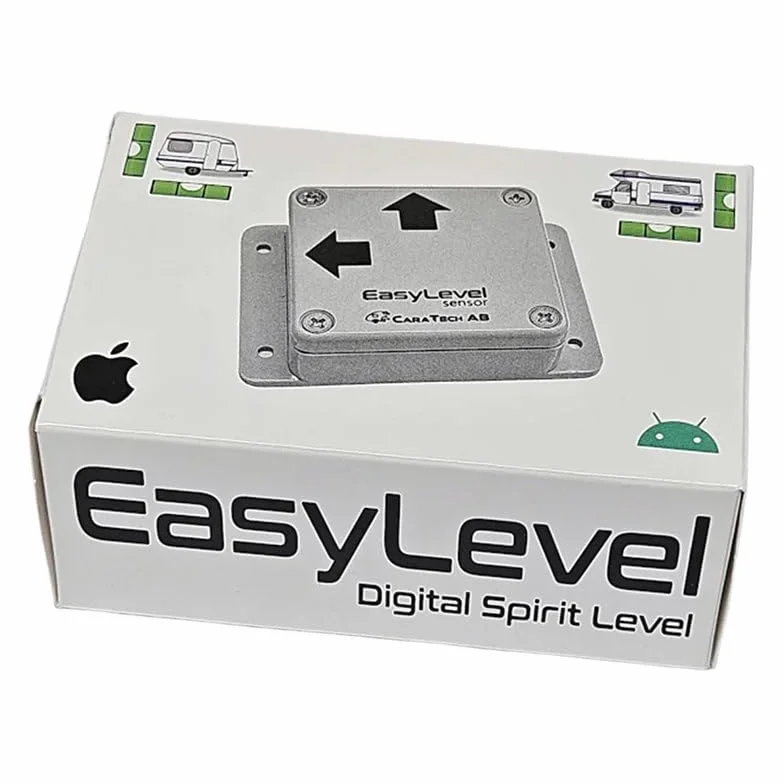 CaraTech EasyLevel Digitale Wasserwaage mit App Wohnmobil Trailer