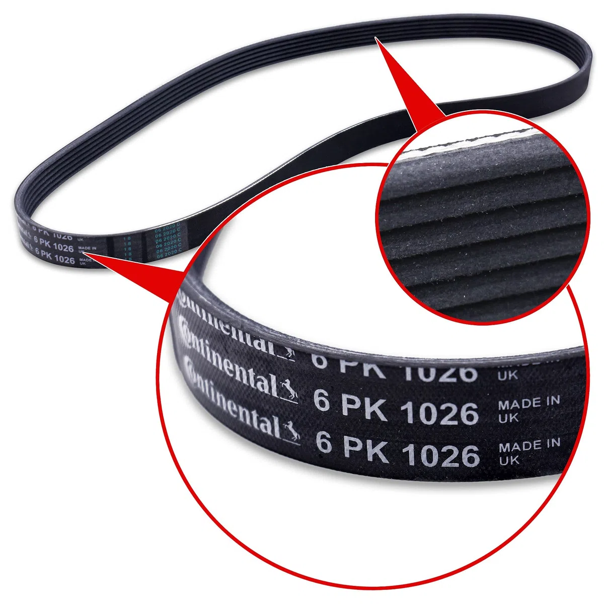 CONTITECH 6PK1026K1 Zahnriemen