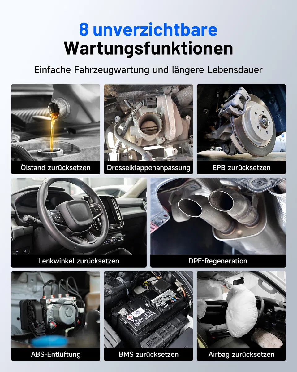TOPDON Diagnosegerät Auto ArtiDiag900 Lite mit bidirektionalem Scan, FCA-Gateway & CAN-FD, Alle Systeme, 8+ Reset-Diensten, kabelloser Bluetooth OBD2 Diagnosegerät, AutoVIN, 2 Jahre kostenloses Update