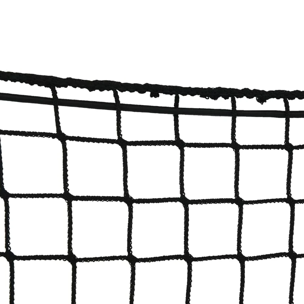 Mangloder Anhängernetz mit Gummiseil Schwarz 2,5x1,5 m PP wetterfest langlebig universell geeignet für Anhänger, Lkw, SUV, Wohnmobil, Kofferraum, Transporter, Fahrzeug, Ladungssicherung
