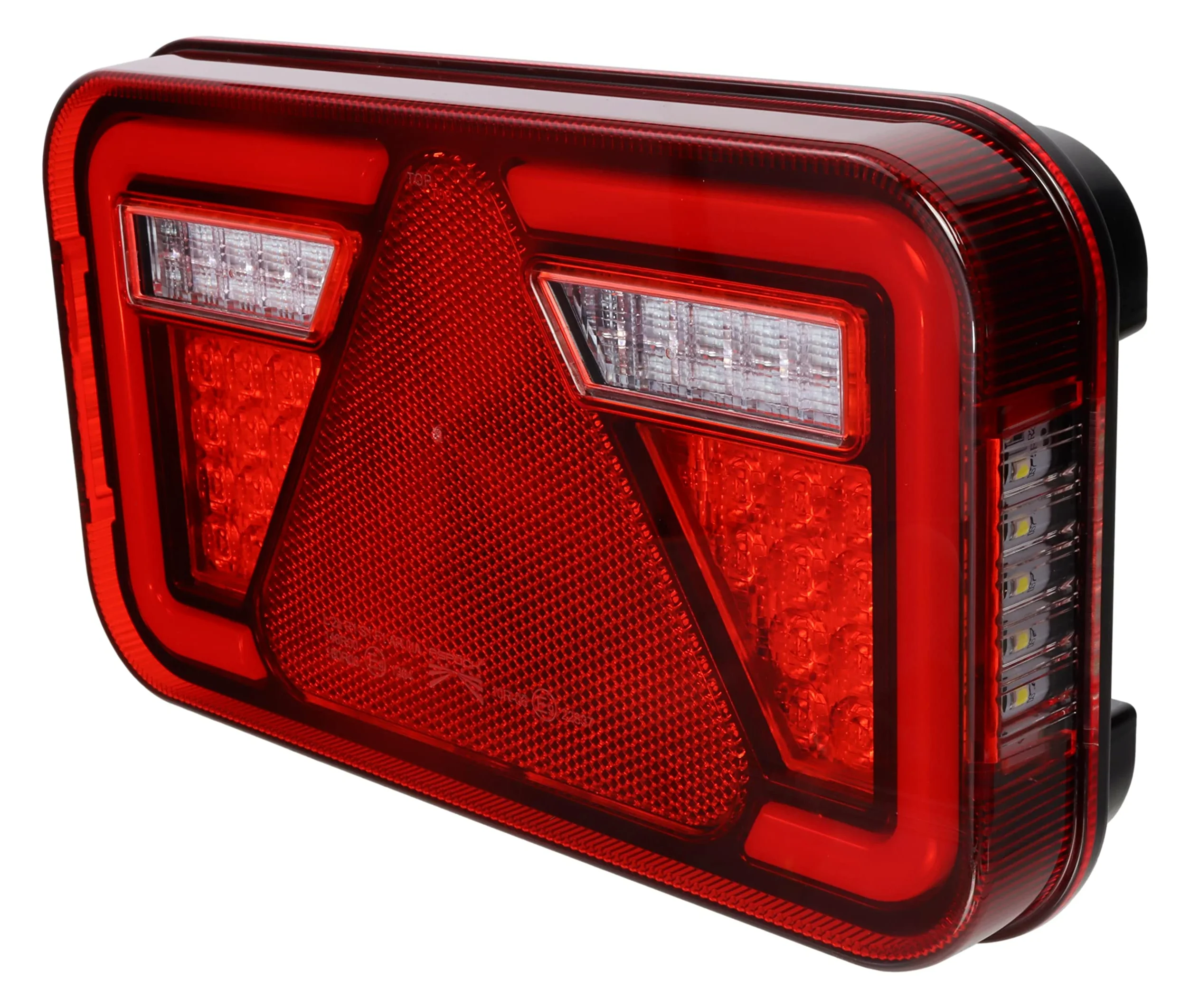 trailer parts4u Aspöck Multiled IV voll LED 5 polig Bajonett Rückleuchte Rücklicht Stoplicht Anhänger (Set)