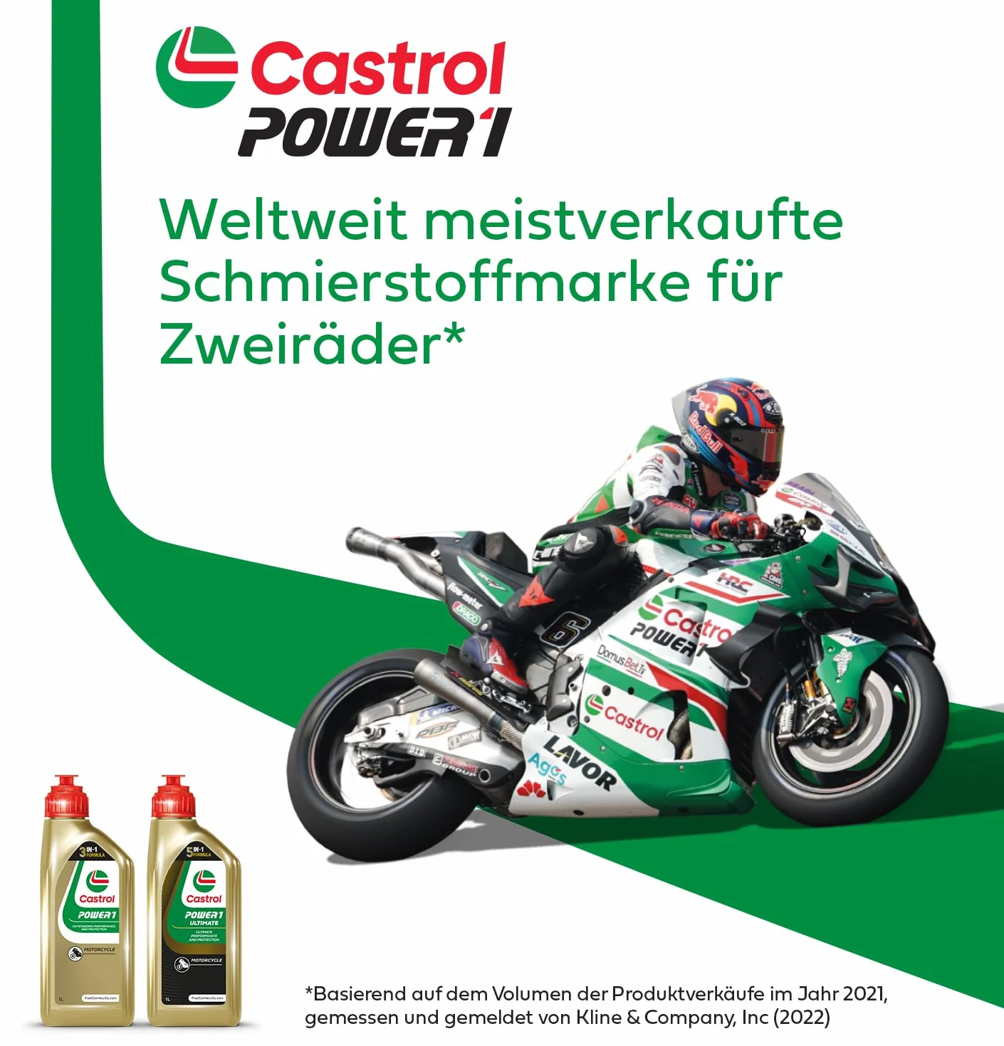 Castrol POWER1 ULTIMATE 4T 10W-50 Motoröl, 4L