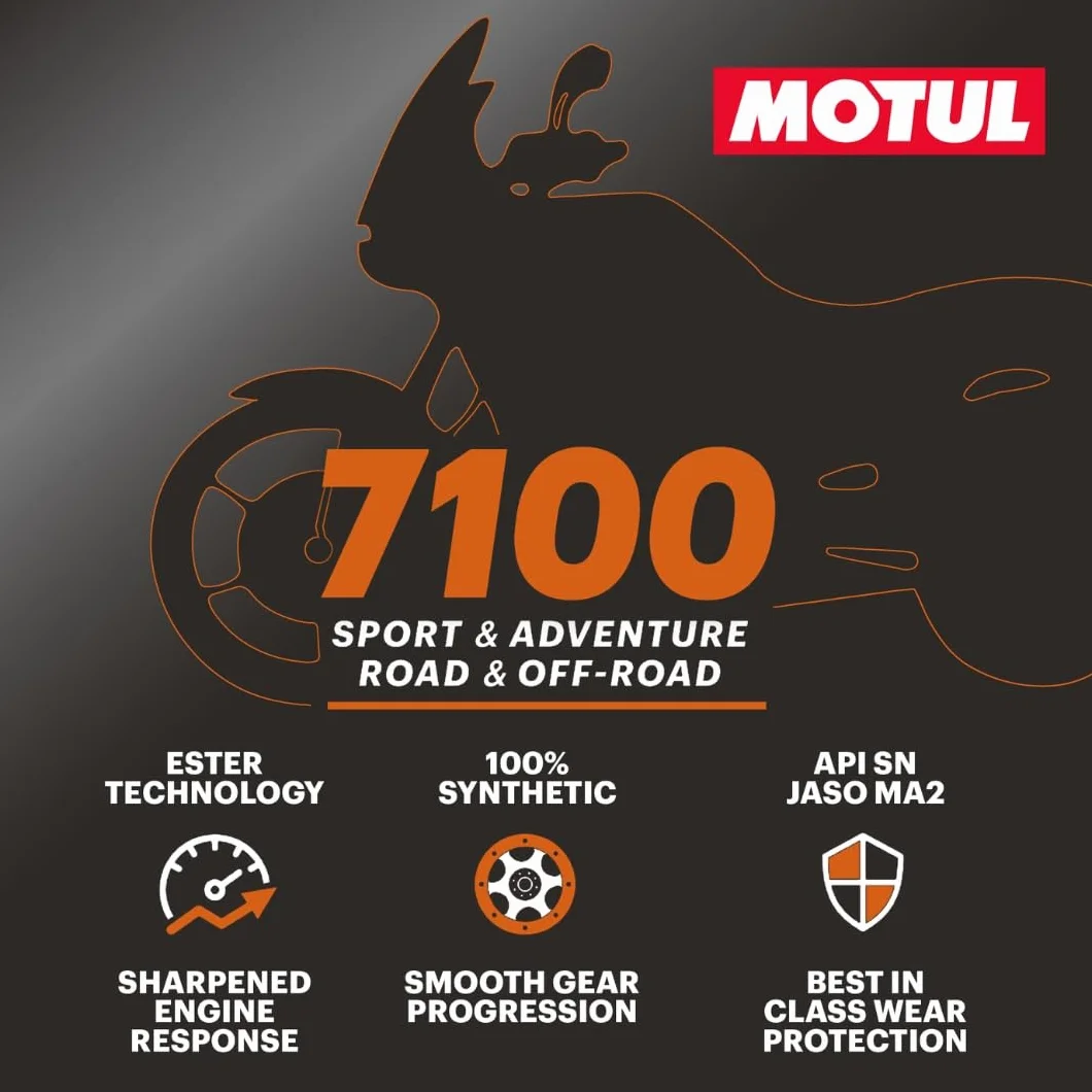 Motul 104092 7100 4T, 10 W-40, 4 L 300x234x114