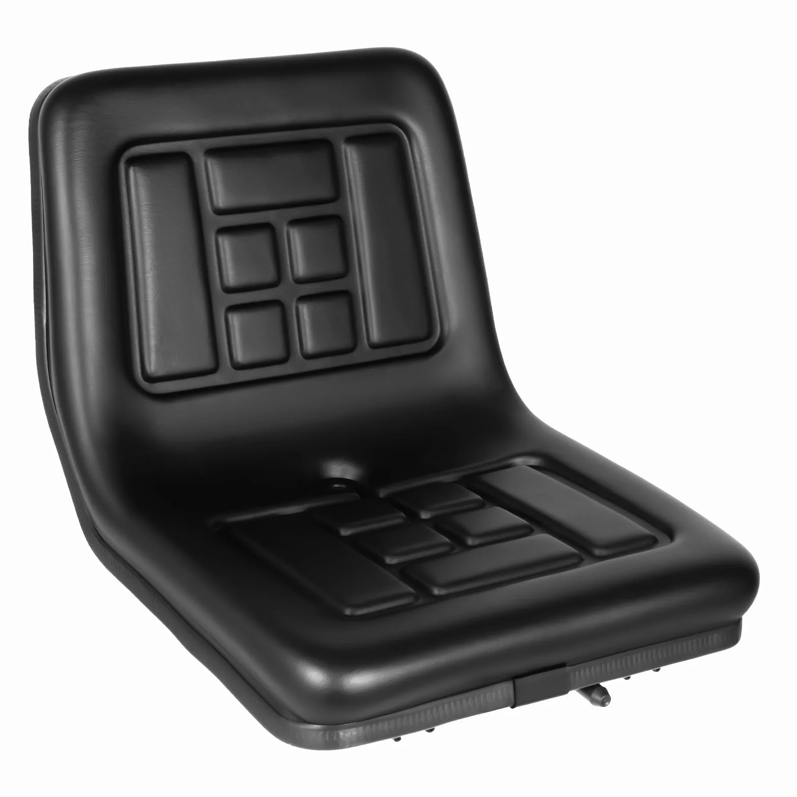 Schleppersitz Sitz Aufsitzmäher Rasentraktor Minibagger Sitzschale Staplersitz Gabelstaplersitz Traktor Sitz 44.5 * 35.5 * 33.5cm Schwarz
