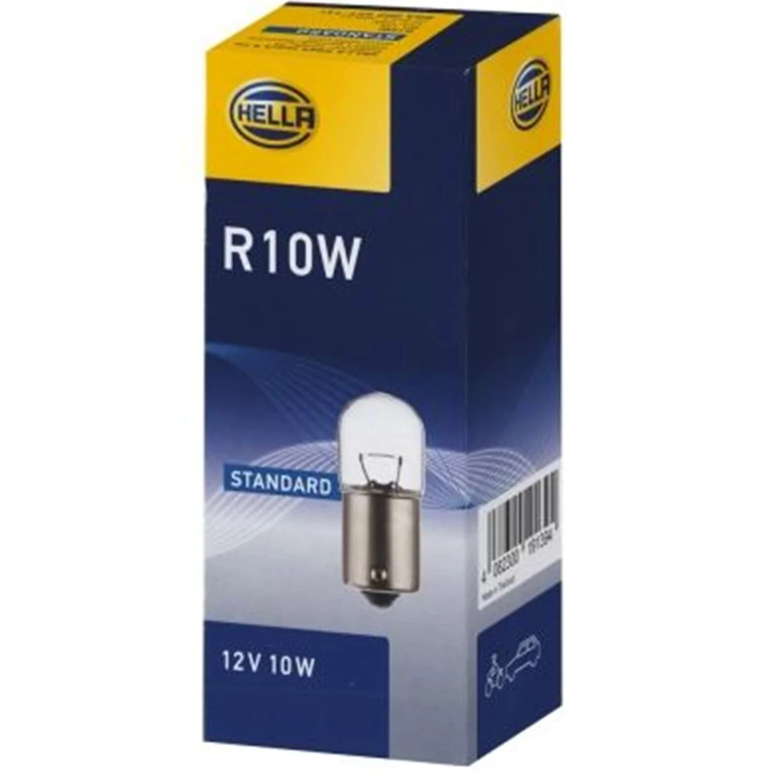 HELLA Rückleuchte - Glühlampe - 12V - Einbau/geschraubt - ECE - Lichtscheibenfarbe: rot/gelb - Stecker: Flachstecker - rechts/links - Menge: 1 - 2SD 004 460-001