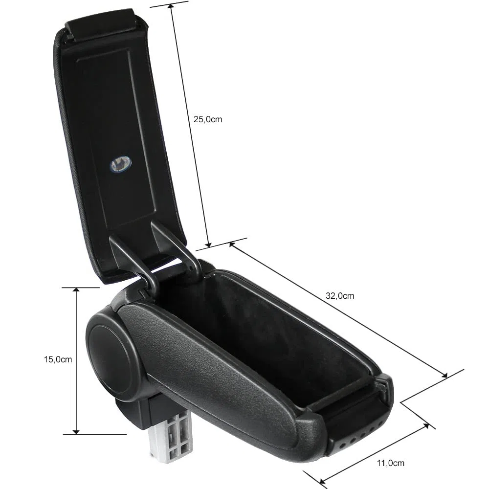 Recambo Mittelarmlehne Armauflage mit Fach kompatibel für VW Caddy III | Typ 2K 2C | BJ 2004-2015