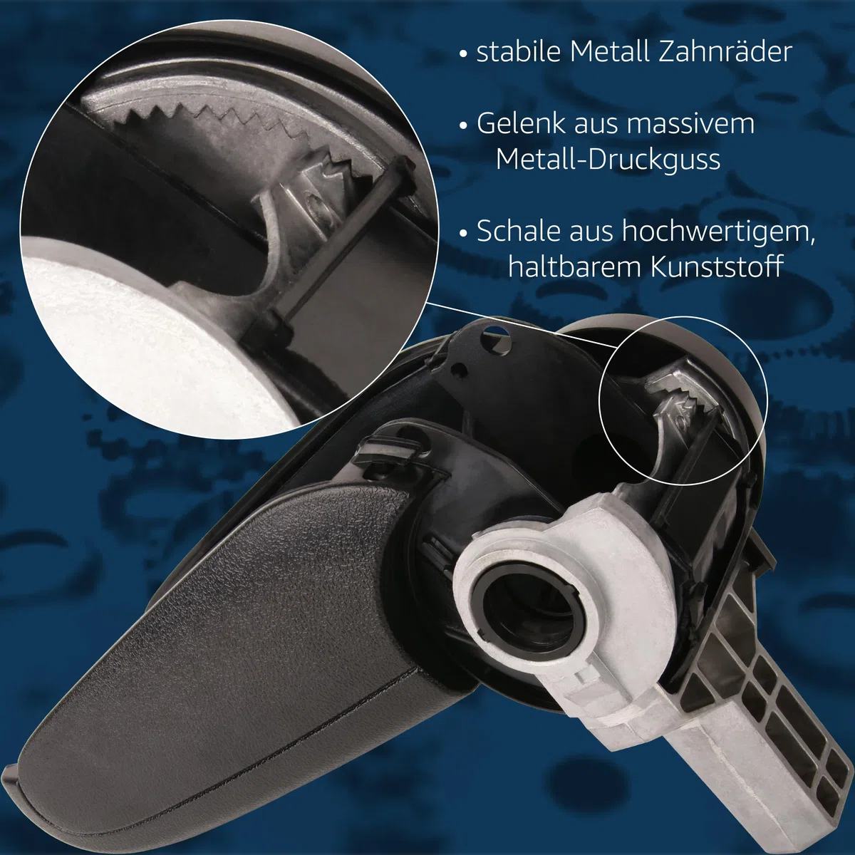 Recambo Mittelarmlehne Armauflage mit Fach kompatibel für VW Caddy III | Typ 2K 2C | BJ 2004-2015