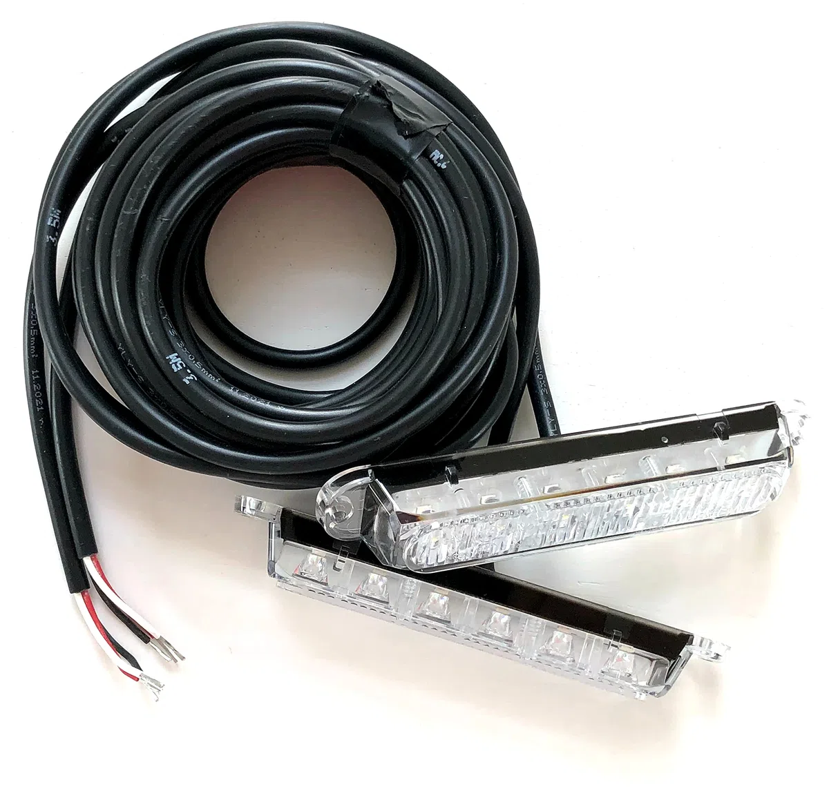 LED Tagfahrleuchten Set - vorne - Compact - 12V/24V - E9 - wasserdicht - Paar - für PKW LKW Wohnmobil