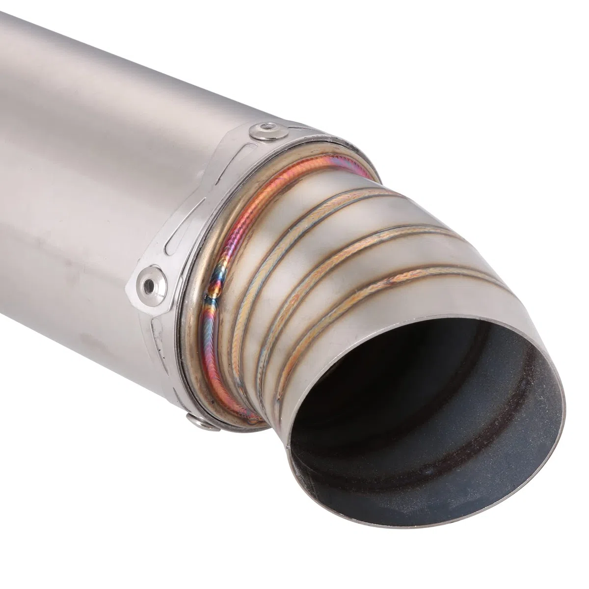 Motorrad Auspuff Universal - 51 mm Universal Motorrad Auspuff Sportauspuff mit für Dirt Bike Street Bike Scooter ATV
