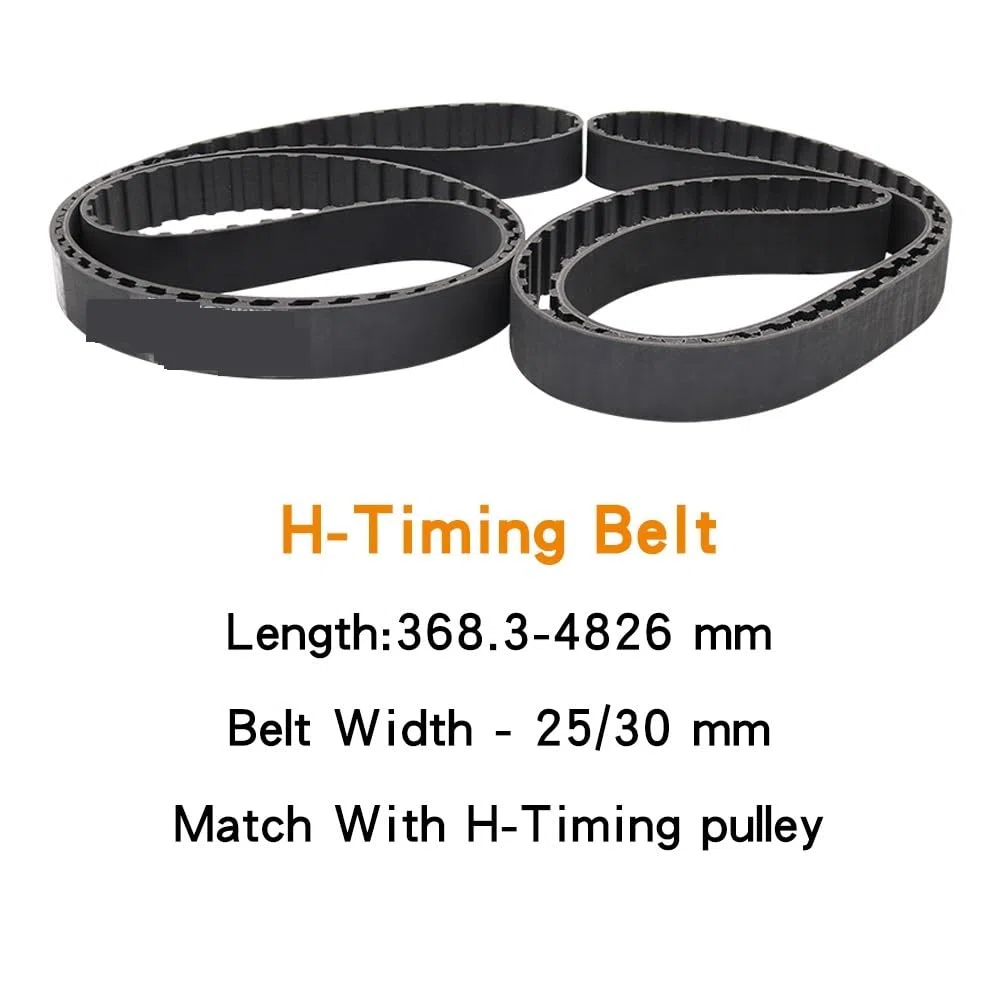 Antriebsriemen 1380H/1400H/1440H/1450H/1500H/1510H/1540H/1550H/1560H/1600H Zahnteilung 12,7 mm Gummiriemenscheibe Breite 25/30(1380H-276T-3505.2 mm,25mm)