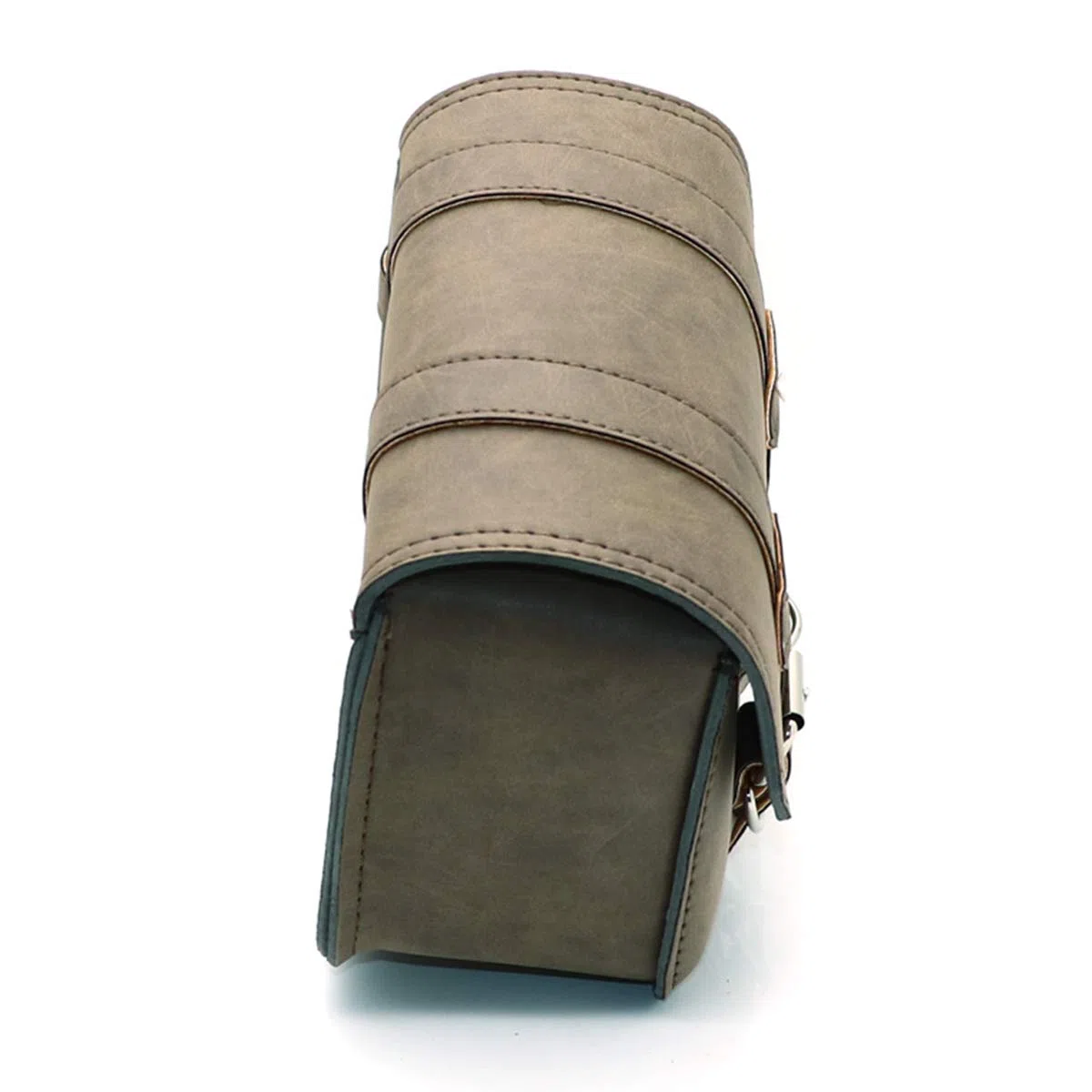 Universal Motorrad Satteltaschen PU Leder Seitliche Werkzeugtaschen für Satteltasche -Braun (Braun Links)
