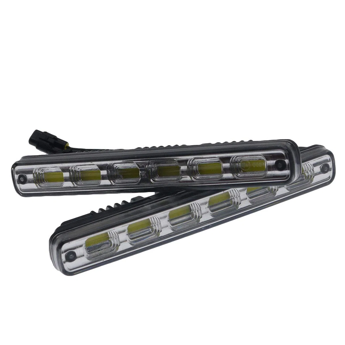 LED Tagfahrlicht, dimmbare Tagfahrleuchten, mehr als ECE R87, DC 12V, 6x COB, 12W, Weiß