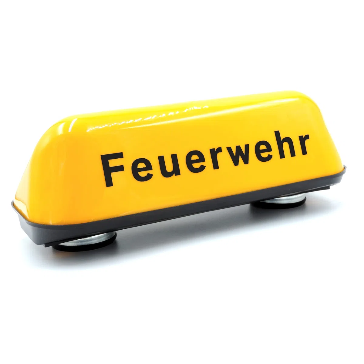 Magnet-Dachaufsetzer "Feuerwehr im Einsatz" (XL, Gelb)
