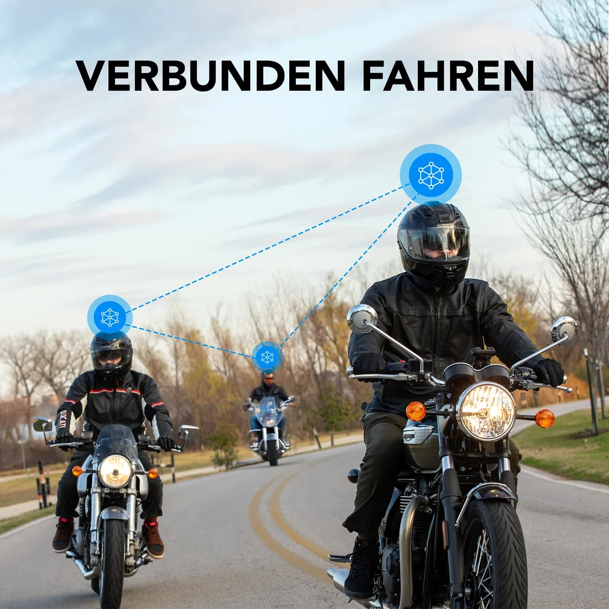 Sena Phantom Integralhelm mit integrierter Kommunikation, LED-Beleuchtung und 2. Generation Sound by Harman Kardon (Mattschwarz, XL)