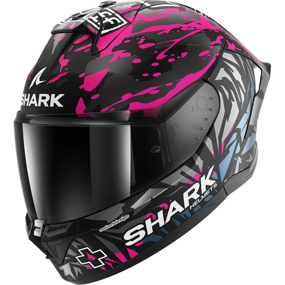 SHARK, Integraler Motorradhelm SKWAL CUP Replica REDDING Black Violet Blue KVB, M