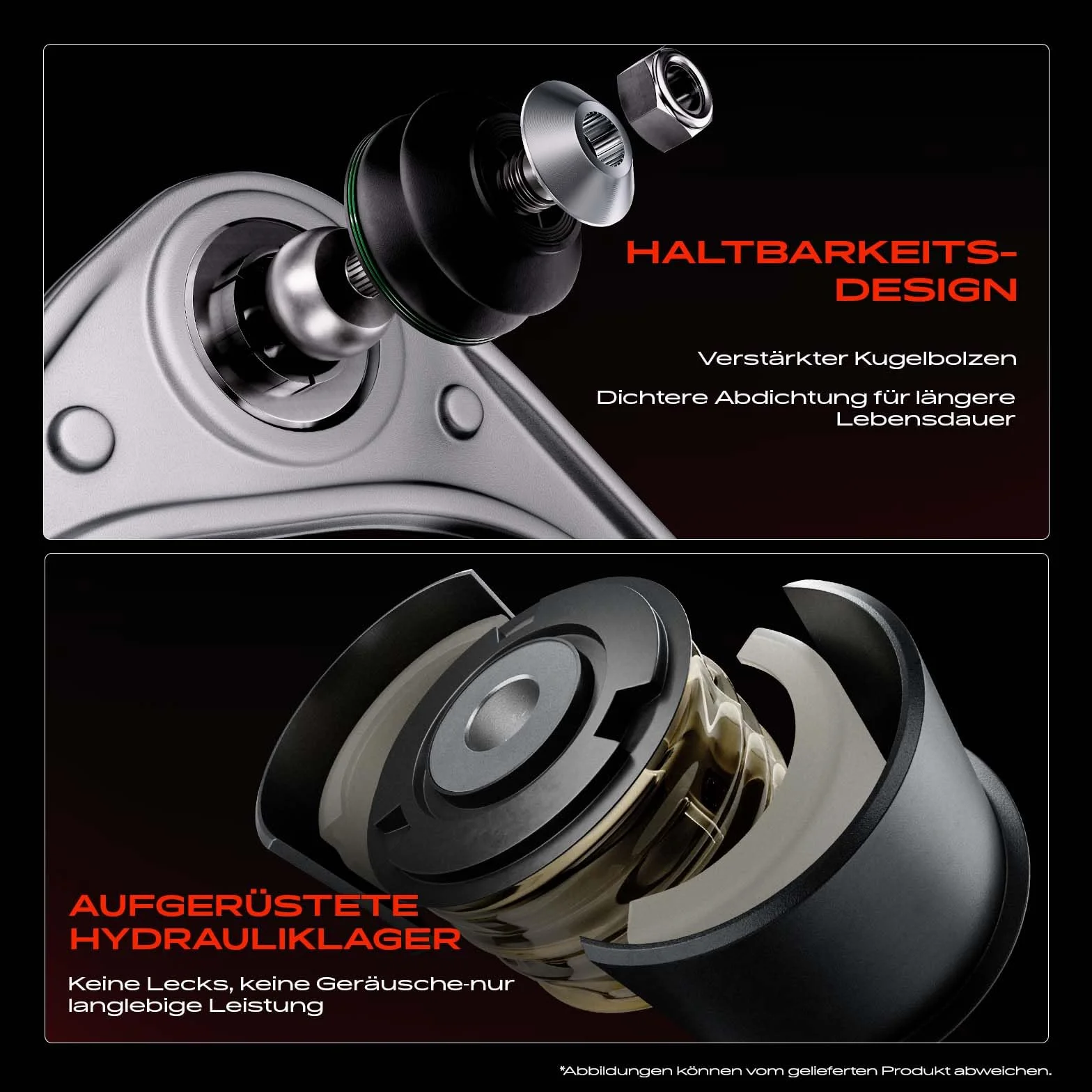 Frankberg 4x Querlenker Vorderachse Hinterachse Kompatibel mit Superb I 3U4 1.8L-2.8L 2001-2008 P.a.s.s.a.t 3B2 3B3 1.6L-4L 1996-2005 Replace# 8D0407510C