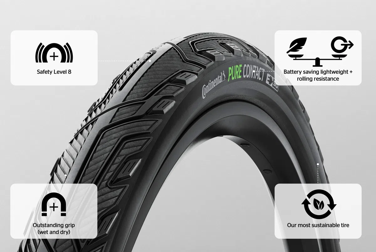 Continental FALTR PURECONT 60-584 B-B Plus RT, Schwarz