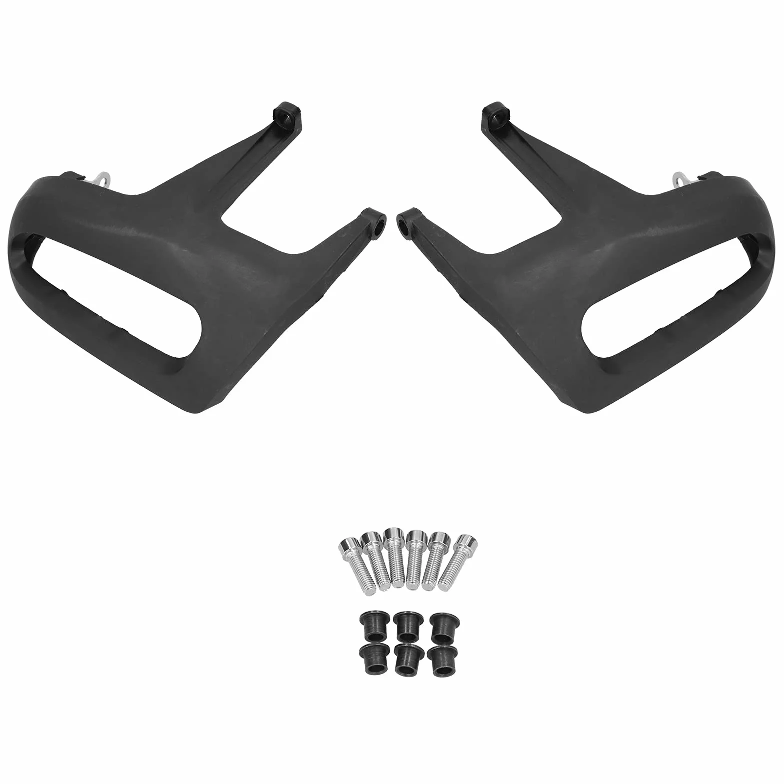 2pcs Motorrad-Motor Zylinderdeckel,ABS Schwarzer Zylinder Motorrad Motor Zylinderschutzdeckel Zylinderschutz für R1150R/ R1100S/ R1150RS/ R1150RT/ 1100/ R1150 2001-2003