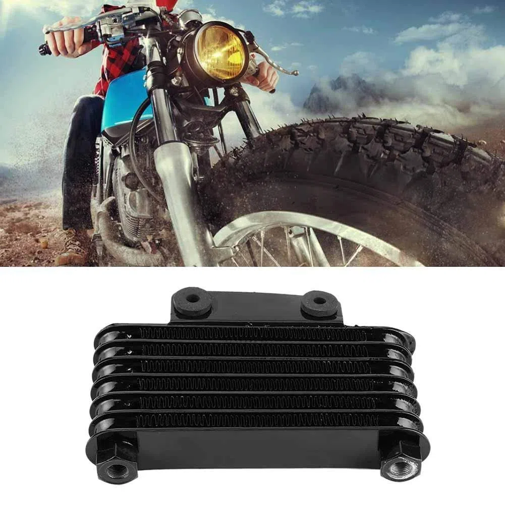 KIMISS Ölkühler 7 Reihen Universal Motor Ölkühler Kühler Kühler für Dirt Bike ATV