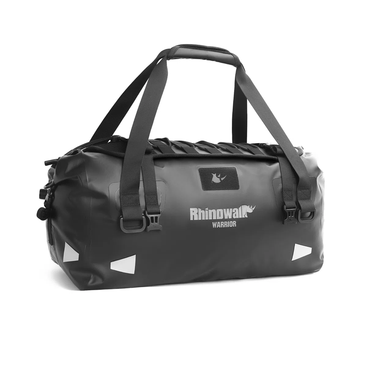 Rhinowalk Motorradtasche Gepäckrolle Wasserdicht 20/40/65L Hecktasche Sitztasche MOLLE-System Duffel Bag Satteltasche Reisetasche mit Schultergurt für Outdoor Touring, Camping, Motorradfahren