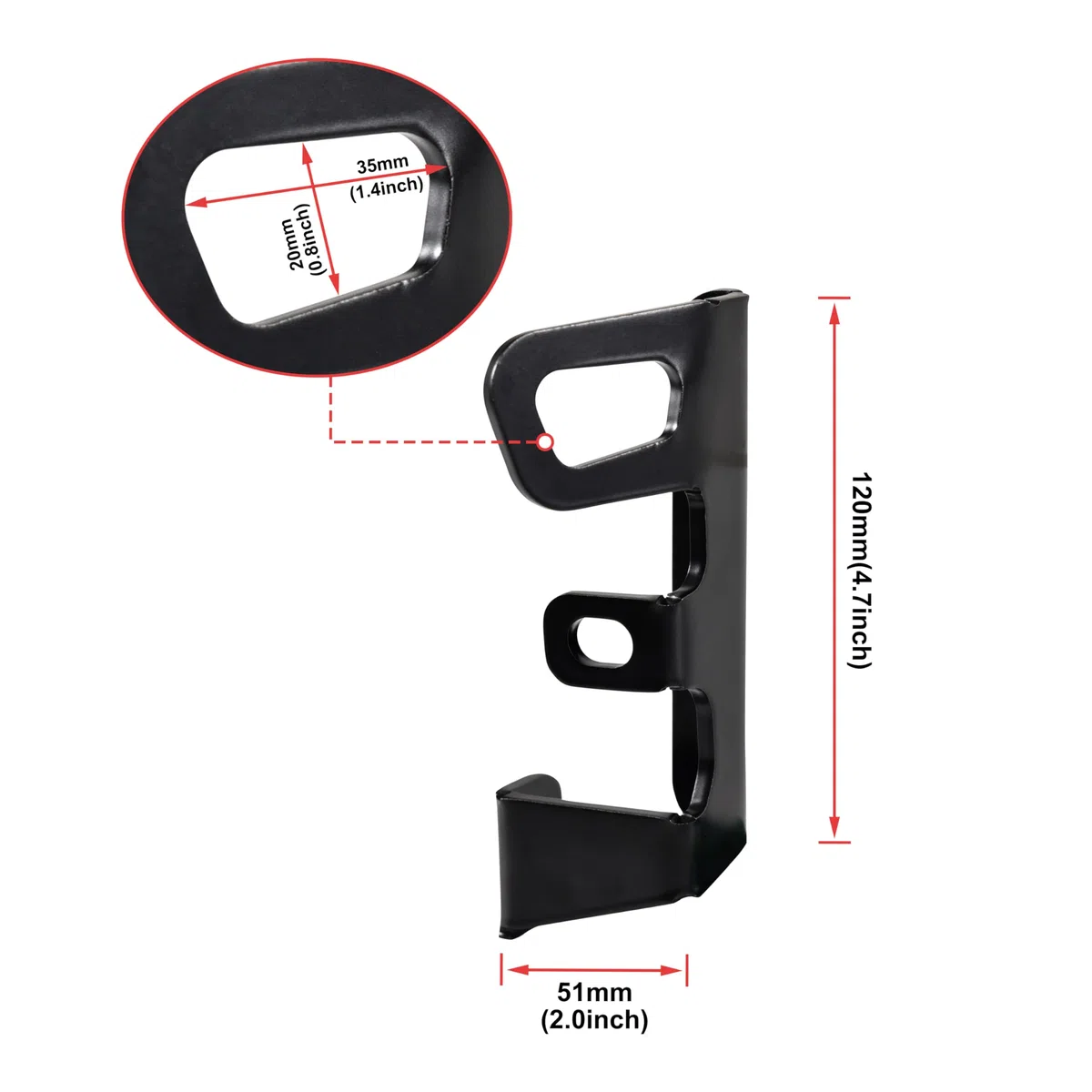 Vorne Spannhalterungen für Gold Wing GL1800, robuste Anhängerhalterung, Gurt-Down-Punkt-Kit für Honda Gold Wing GL1800 2018–2024 Zubehör