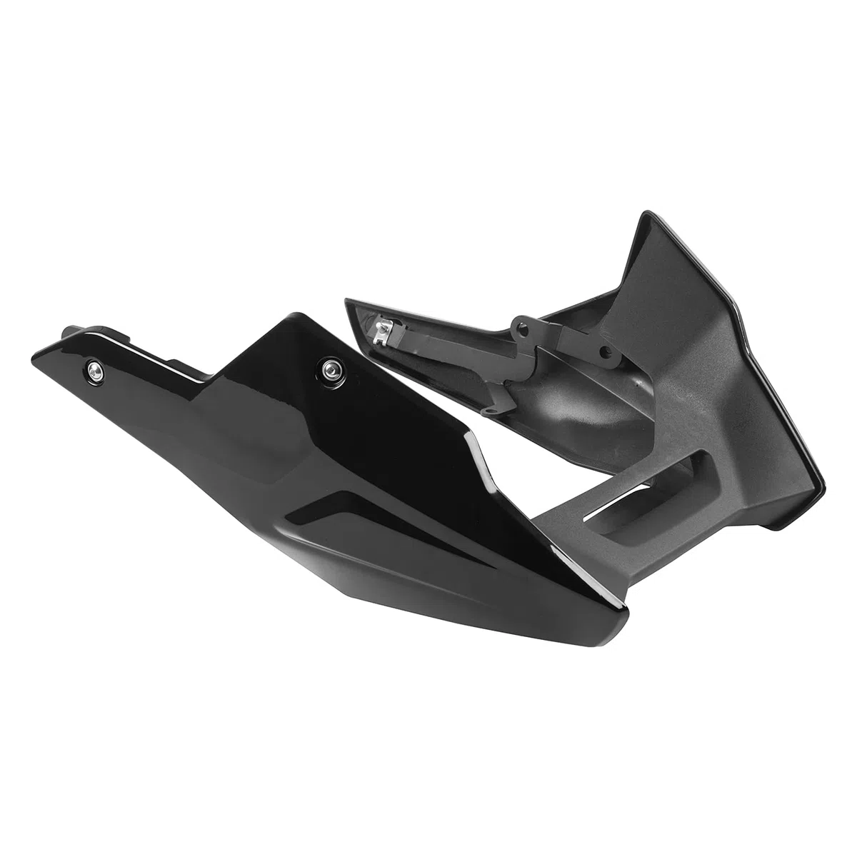 Motorrad Untere Abdeckungen Bellypan Motorschutz Kompatibel mit F900R F900XR F 900 R/XR 2020 2021 2022 2023 2024 (Schwarz)