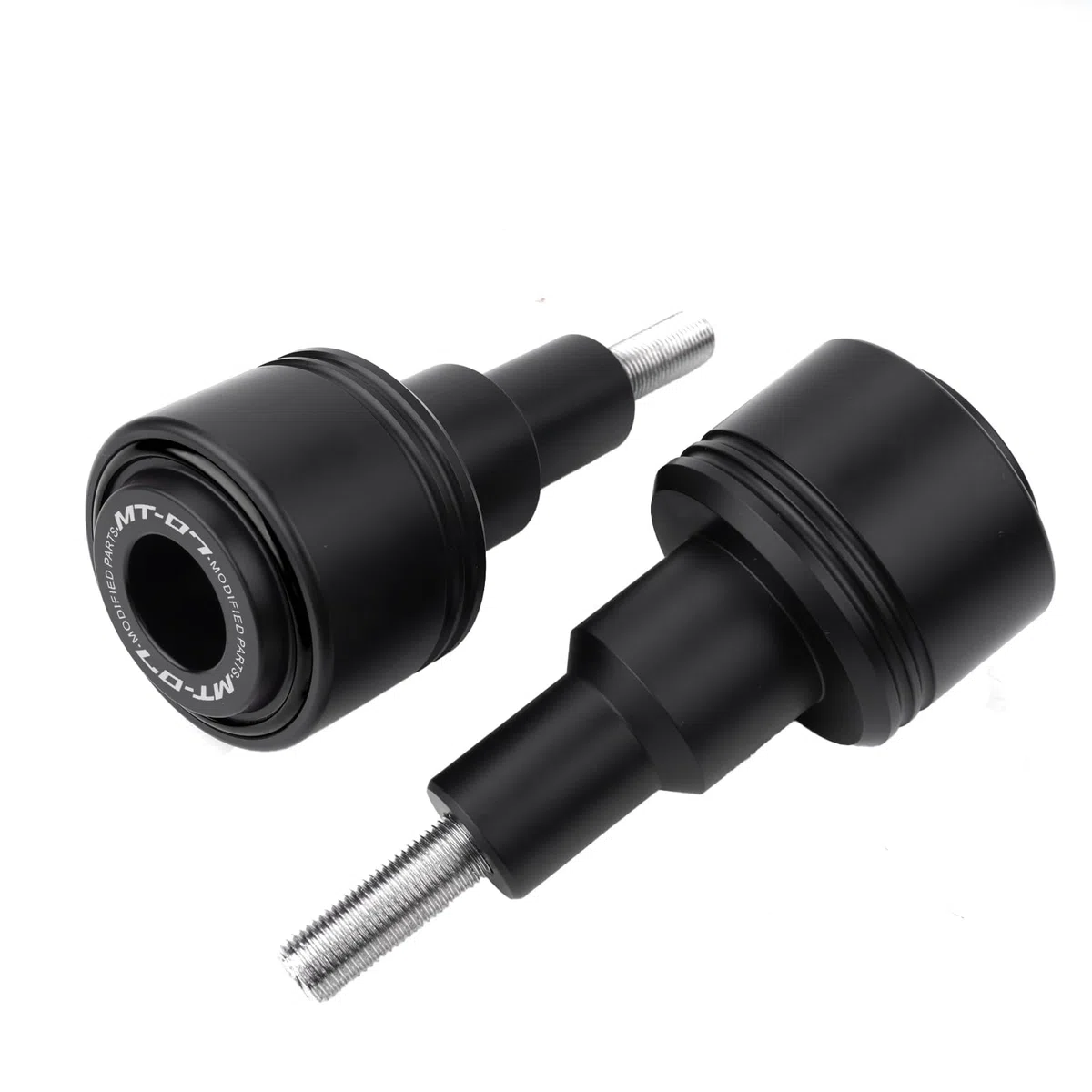 Für Yamaha MT-07 MT07 MT 07 Motorrad Rahmen Slider Crash-Schutz Sturzschutz Zubehör (Schwarz)