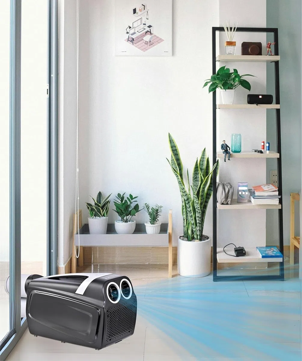 CampCool AC-10, tragbare Klimaanlage, Klimagerät, 1000 Watt, R290
