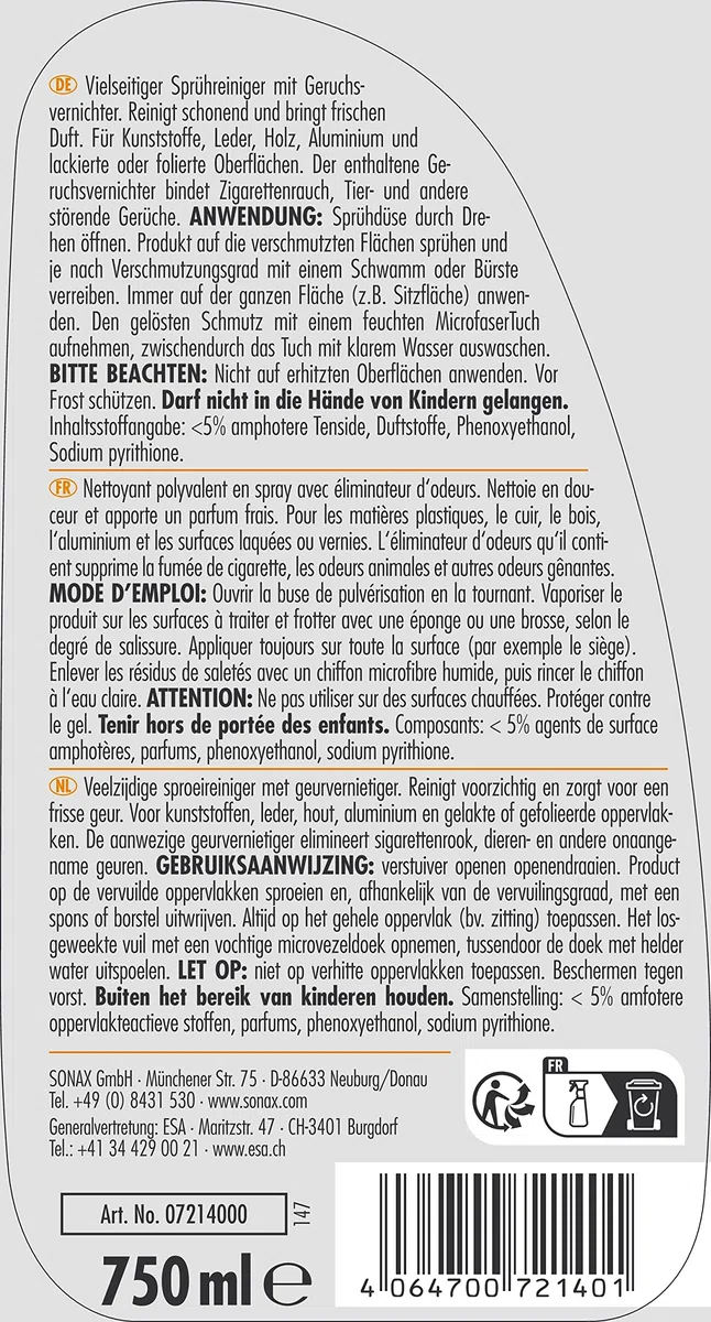 SONAX Caravan AktionsSet für die komplette Caravan Rundumpflege | Art-Nr. 07008410