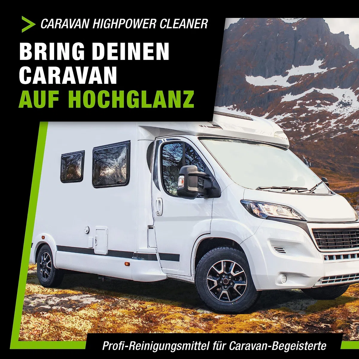 CleanTruck Caravan Reiniger 5kg - Effektiver Außenreiniger, Entfernt Schwarze Regenstreifen, Nachhaltig und Umweltfreundlich, Ideal für Pflege und Sauberkeit Ihres Caravans