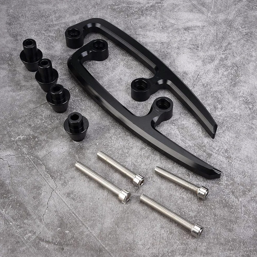 Z650 Motorrad Haltegriff hinten CNC Aluminium für Z650 17–18 (schwarz)