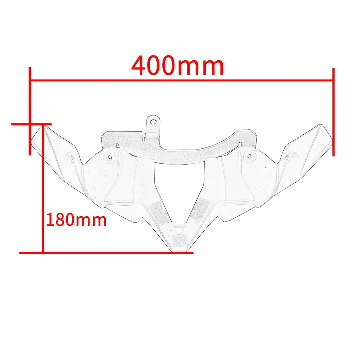 Motorrad Untere Vorderrad Schnabel Nasenkegel Abdeckung fur Z900 Z 900 2020 2021 2022 2023 2024 Scheinwerferverkleidung Aerodynamisches Winglets Verkleidungs Dekorationsset (Schwarz)