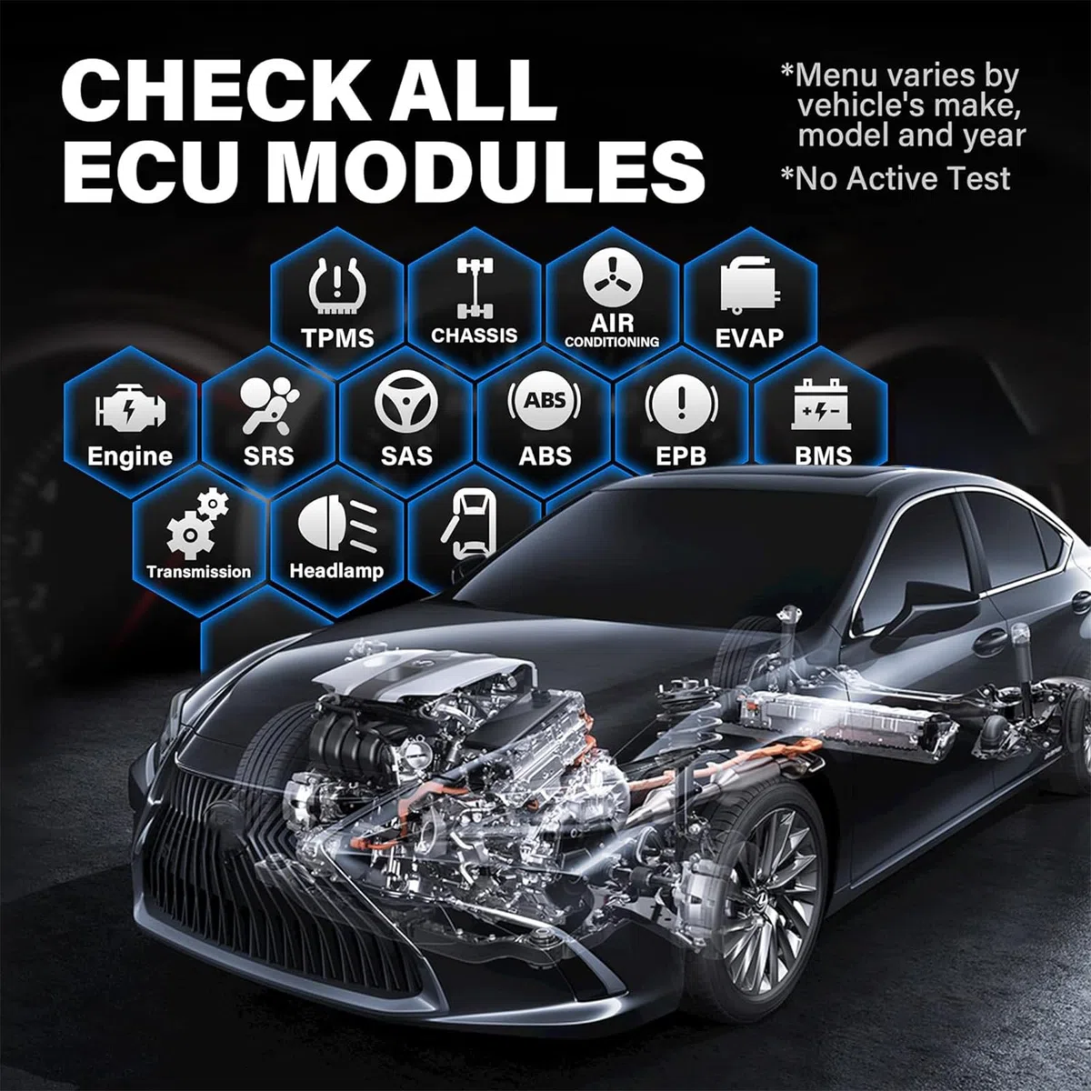 TOPDON AD800BT V2.0 OBD2 diagnosegerät für alle Fahrzeuge, Alle Systemdiagnosen &28 Servicefunktionen, Bidirektionales diagnosegerät Auto, FCA/CAN-FD-Unterstützung, 2 Jahre kostenlose Upgrades