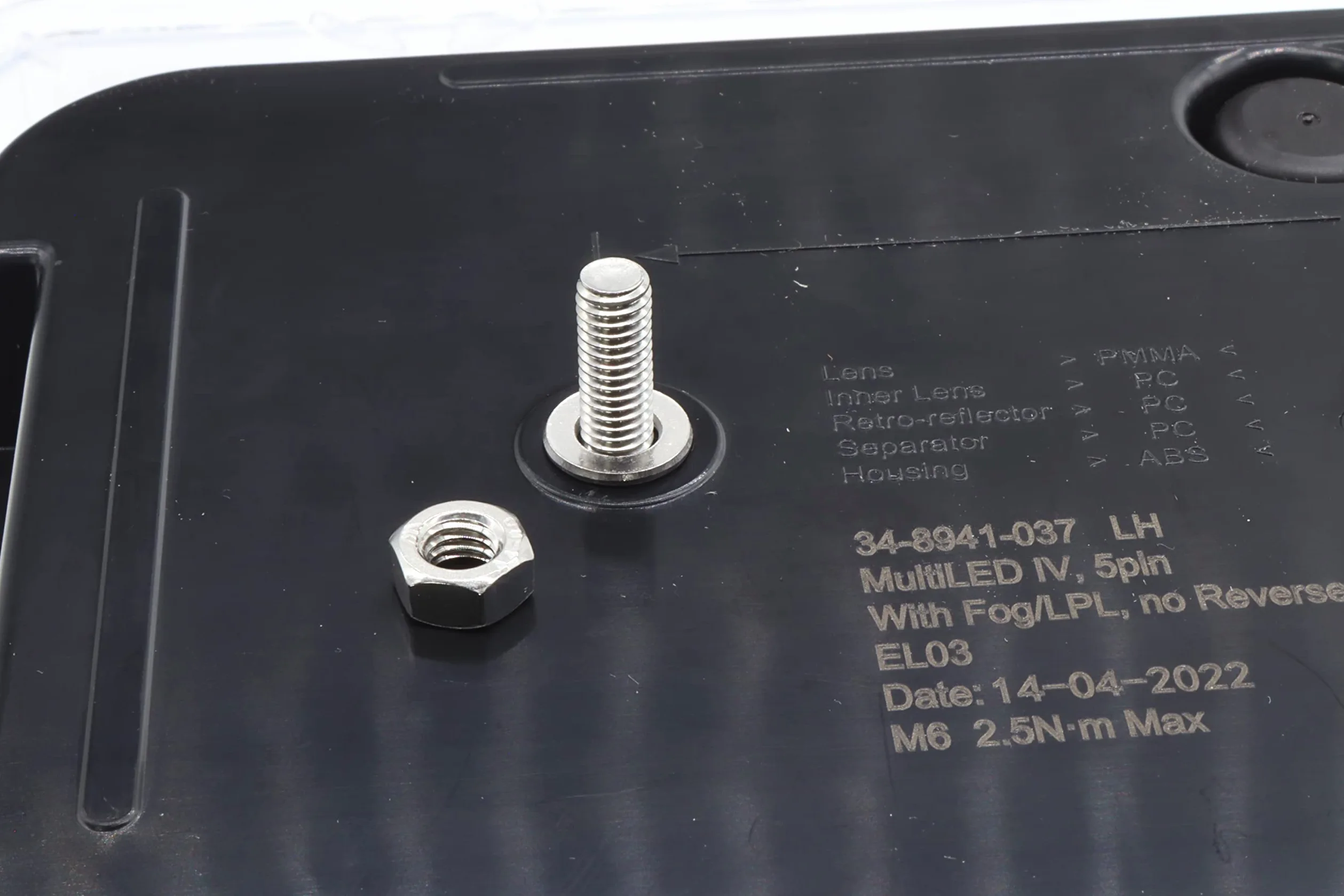 trailer parts4u Aspöck Multiled IV voll LED 5 polig Bajonett Rückleuchte Rücklicht Stoplicht Anhänger (Set)
