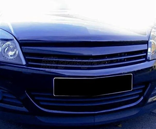 Kühler- Sport- Front- Rippen- Grill ohne Emblem Schwarz Eintragungsfrei