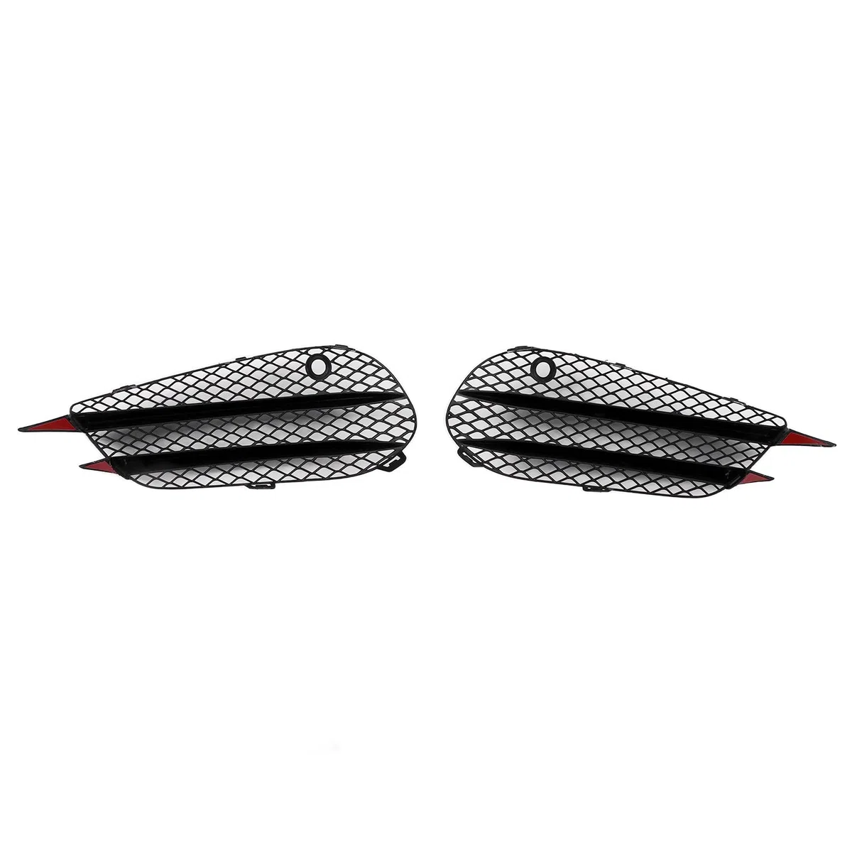 CHICIRIS Nebelscheinwerfergitter, Ersatz für Auto-Frontstoßstangengrill für C-Klasse W205 C205 AMG Line 2015 Bis 2018