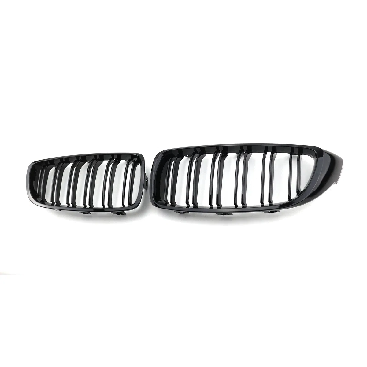 Nieren BMW 4ER F32 F33 F36 M4 2014-2020 Kühlergrill | Doppelsteg, Front Gitter,Schwarz Glanz