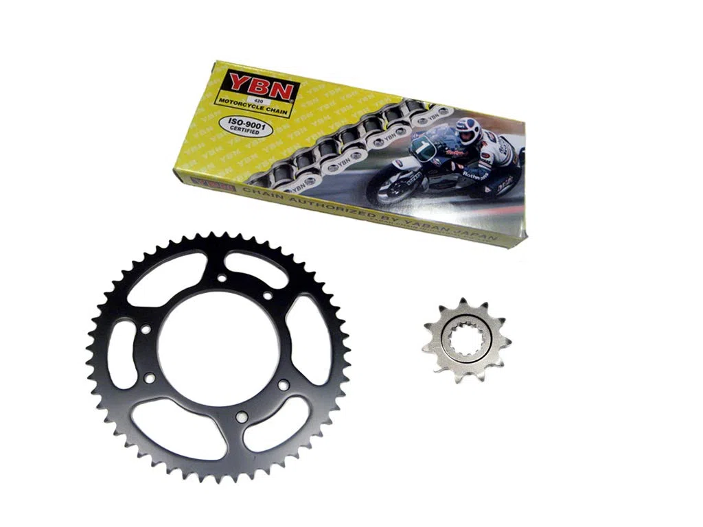 DS Racing Antriebssatz 11/52 für K-Sport Fivty 50 R | Malaguti XSM, XTM, Motorhispania Furia, RYZ, Peugeot XPS, Rieju MRT, MRX, RRX, SMX, Tango